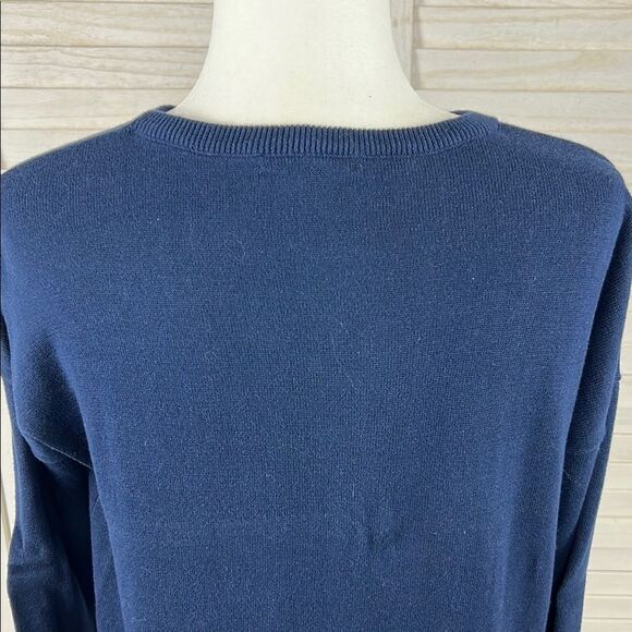 Lisa Todd Navy Star Struck Sweater Small - Picture 8 of 11